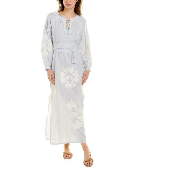 Ro's Garden Dresses Ros Garden Embroidered Linen Dress Poshmark